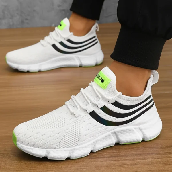 Men Casual Sports Shoes Breathable Lightweight Sneakers Anti-slip Flats Outdoor Running Walking Tenis Athletic Jogging Shoes - Image 3