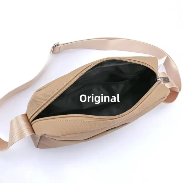 Men's Oxford Cloth Crossbody Bag Single Shoulder Commuter Bag Student Commuter Bag Trendy Crocodile Print Casual Style - Image 2